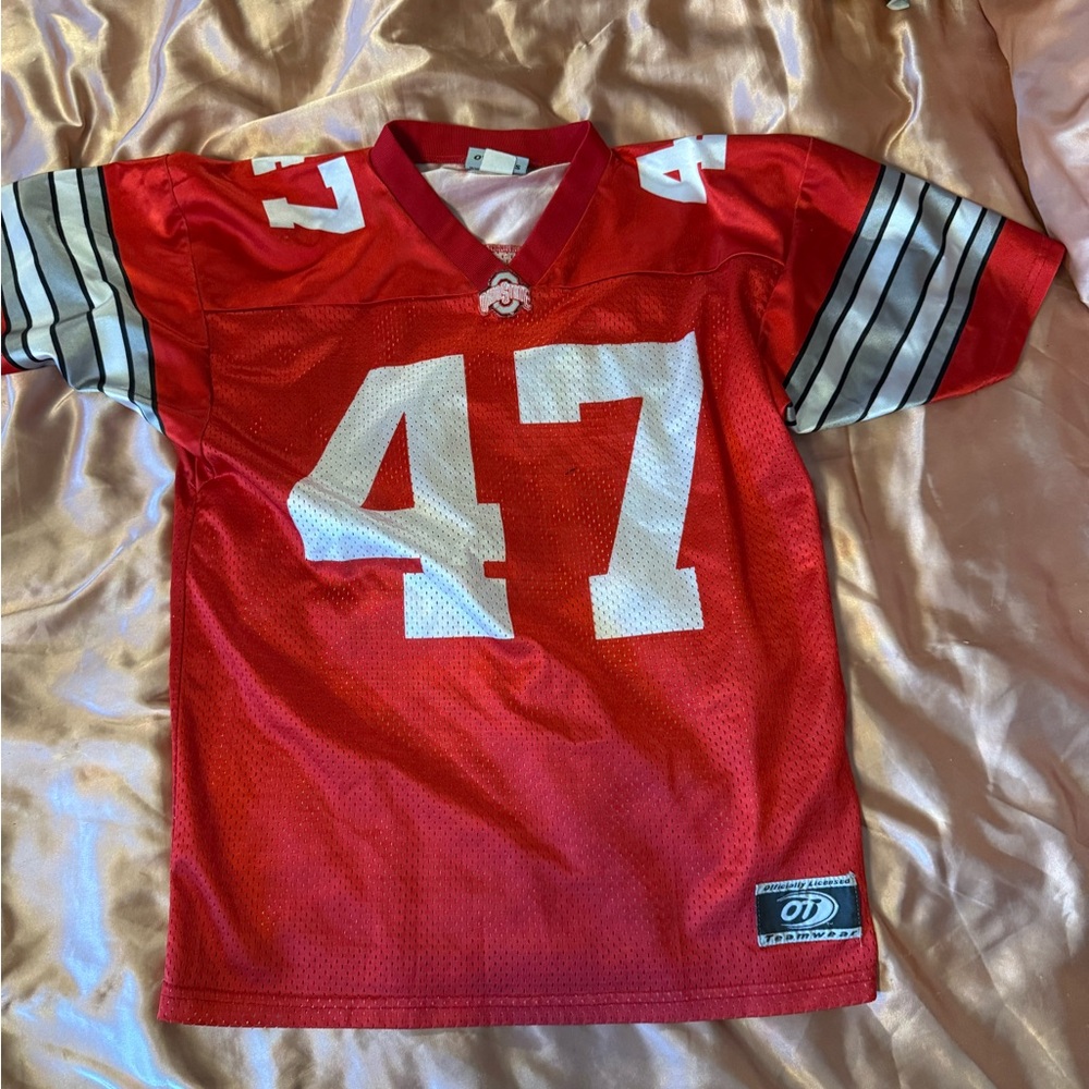 Youth OHIO STATE Red and Gray Sports Jersey